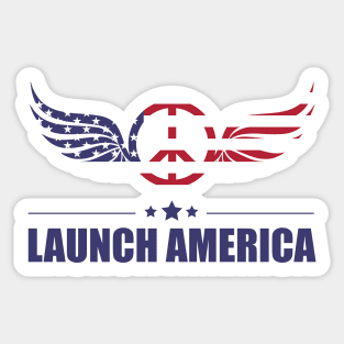 LAUNCH AMERICA Sticker